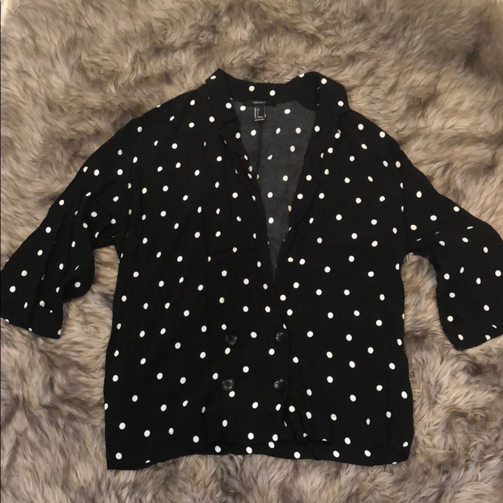 Polka Dot blazer